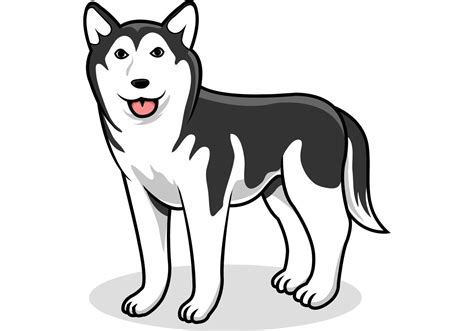 Siberian Husky Vector Perro 82710 Vector En Vecteezy