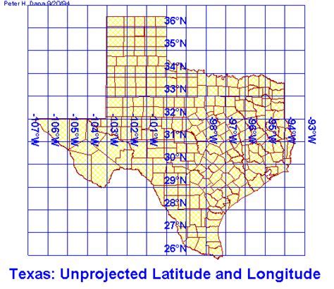 Texas Latitude And Longitude Map Tourist Map Of English Hot Sex Picture