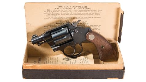 Colt 1st Issue Detective Special Revolver With Box