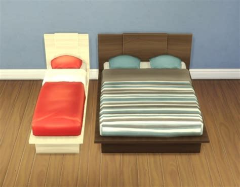 Emiuto Bed Frames By Plasticbox At Mod The Sims Sims 4 Updates