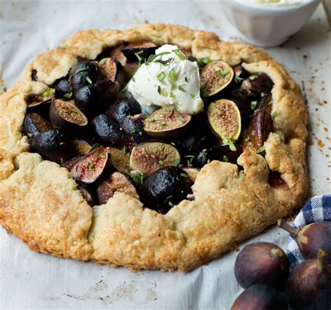 A Fig Galette From Rick Rodgers Recipe Food Tasting Recipes Sweet