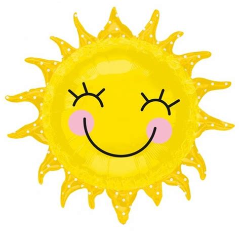 Sunshine Smiley Face Clip Art Library