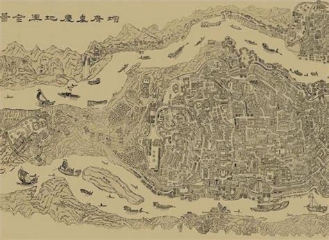 One Of The Most Detailed Ancient Maps Of Chongqing