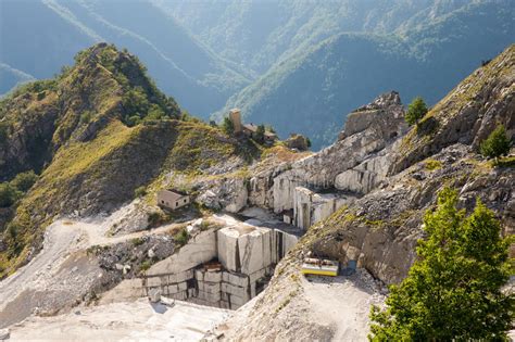 Marble Mine In Carrara Italy Stock Image Image Of Excavation Alps