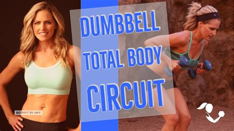 36 minute dumbbell total body circuit workout at home workout for strength and cardio youtube