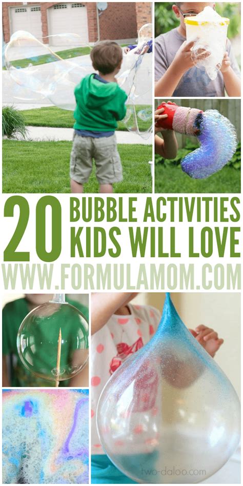 20 Bubble Activities Kids Will Love All Year Long