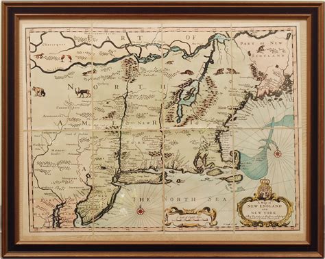 Map Of New England And New York 1626