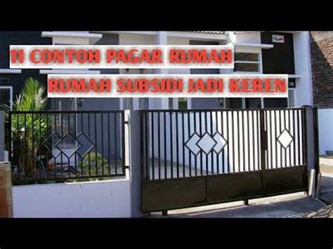 Pagar rumah mempunyai beberapa fungsi sebagai gerbang masuk, pembatas, sekaligus mempercantik tampilan rumah anda. Gambar Bentuk Desain Pagar Rumah Subsidi Hunian Idaman ...