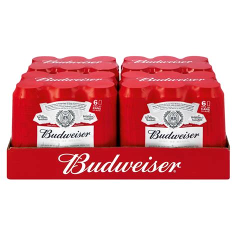 Budweiser Beer Cans 24 X 500ml Beer Beer And Cider Drinks Shoprite Za