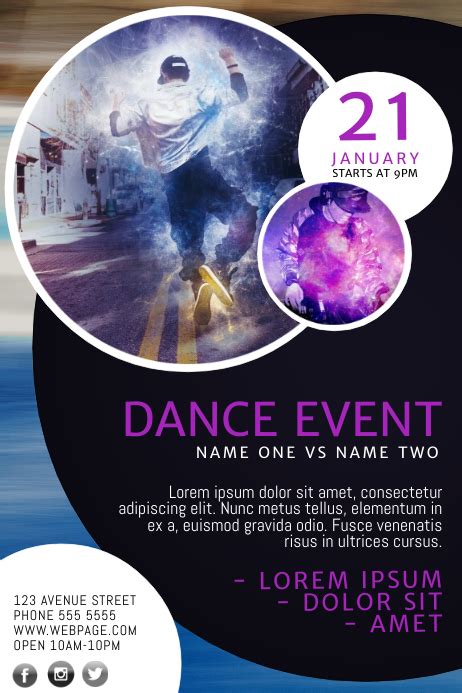 Dance Event Flyer Template Postermywall
