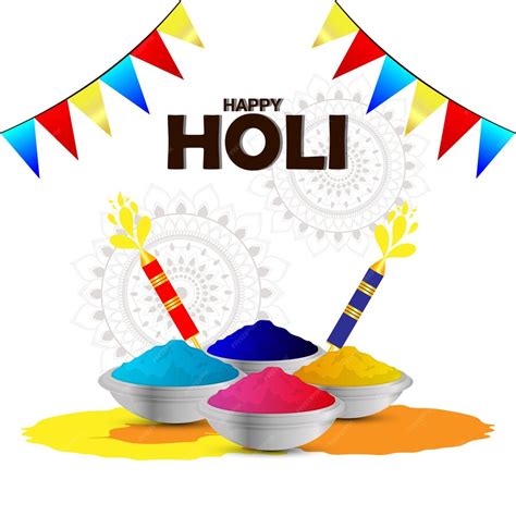 Premium Vector Happy Holi Indian Festival Background