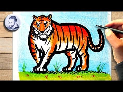Comment Dessiner Un Tigre Facilement YouTube