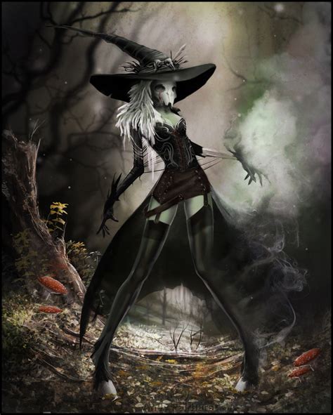 Dark Fantasy Witch Art Clip Art Library