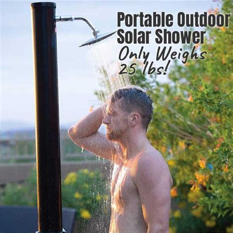 Freestanding Outdoor Solar Shower Whats Best