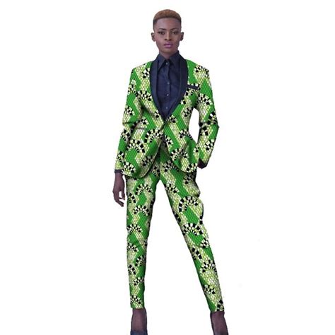 Fashion Africa Style Women African Pant Suits Set Festive Suits Ladies