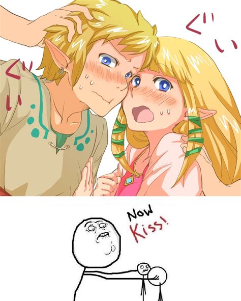 Zelda And Link Now Kiss By Angel Oni13 On Deviantart