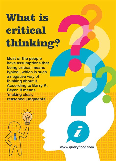 Critical Thinking Teaching Students How To Study And Learn - Study Poster