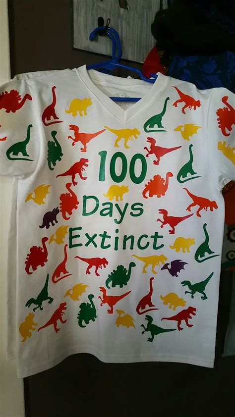 100 Days Of School Dinosaur 100 Days Of School Project Kindergartens