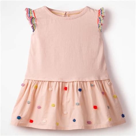 Summer Sleeveless Girls Dresses Cotton Baby Clothing Dress For 2 7t