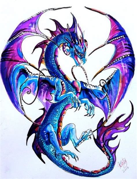 Color Dragon Tattoo Designs With Pictures Dragon Tattoo Designs Blue