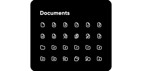 Documents Icons Figma Community