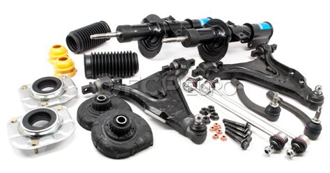 *2x air damper front axle *2x air bellows with adapter plates *2x air connection incl. Volvo Suspension Kit Front (V70 S70) - 850KIT1-A | FCP Euro
