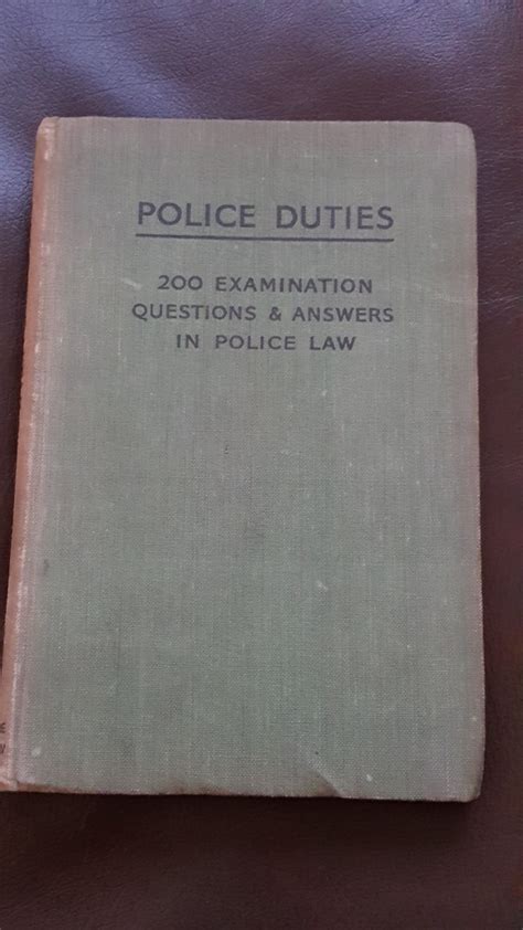 Collection Of Old Police Manuals Policemancollector Flickr
