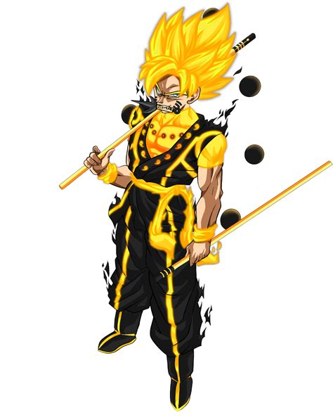 Goku Kyuubi Mode By Satzboom On Deviantart