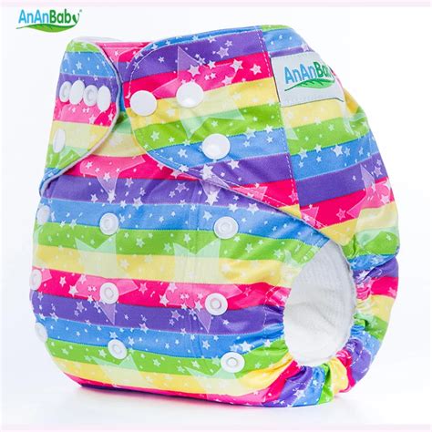 Ananbaby Reusable Baby Nappies Washable And Waterproof Baby Cloth Diaper