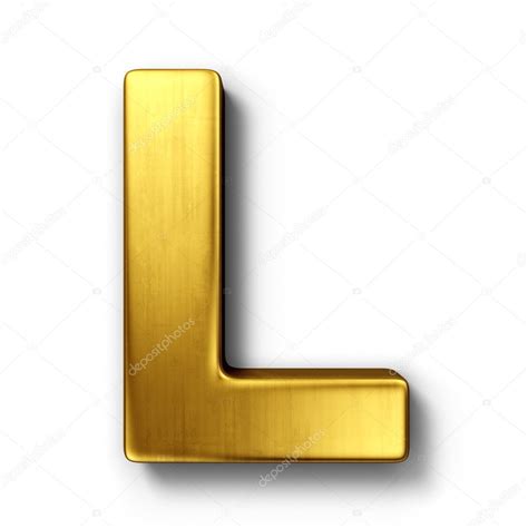 The Letter L In Gold — Stock Photo © Zentilia 8292969