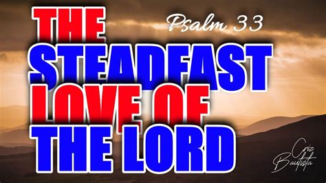 Steadfast Love Of The Lord I Crisher18 Youtube