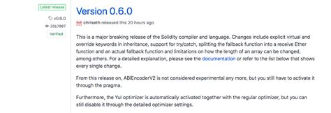 Solidity V060 Is Here Things You Should Know By Aniket Coinmonks