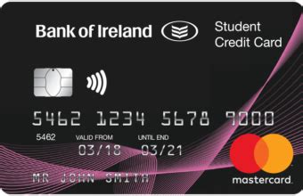 The decision to get a credit card is an individual one for each student and family to make, huynh pointed out. Features & Benefits - Student Credit Card - Bank of Ireland