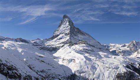Matterhorn In Winter Stock Photo Image 58312003