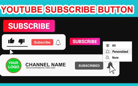 Create Youtube Subscribe Button Animation