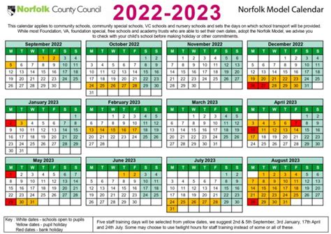 Term Dates St William S Primary School From County Calendar 2023 03