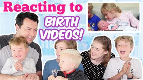 Reacting To Their Birth Videos Youtube