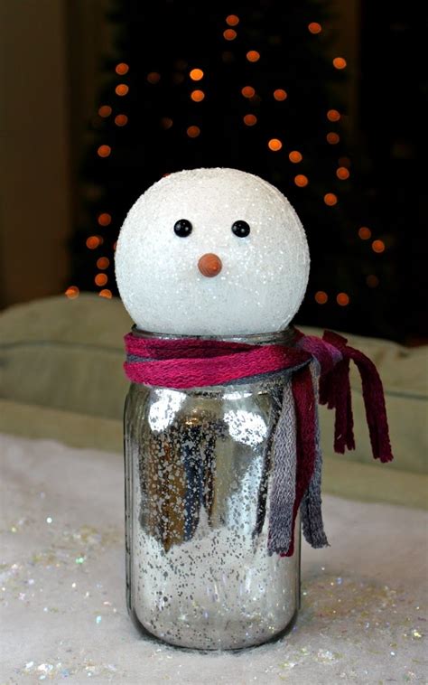 Make A Snowman Mason Jar T Morenas Corner