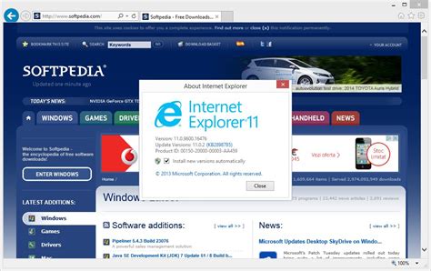 Internet explorer 11 is only available for windows 7, windows 8.1, and is included in windows 10 even though the microsoft edge browser is the default despite the creator update for windows 10 platforms, internet explorer is still considered a vulnerable browser. Internet explorer 7 2 updates version by microsoft : touracdi