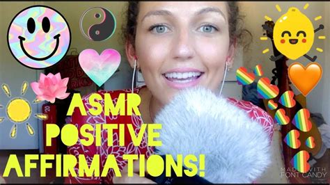 Asmr Positive Affirmations Up Close Whisper Ramble Youtube