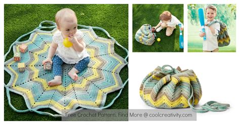 We create and sell unique gifts for knitters, quilters, crocheters and stitchers. Convertible Blanket Tote Bag Free Crochet Pattern and ...