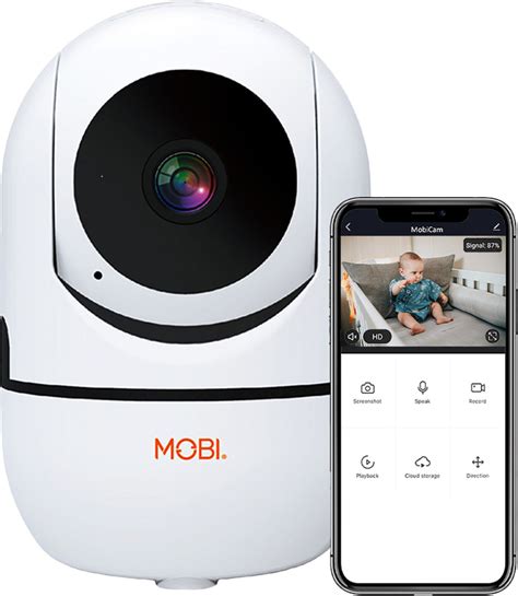 Mobi Cam Hdx Smart Hd Pan Tilt Wi Fi Baby Monitoring Camera With