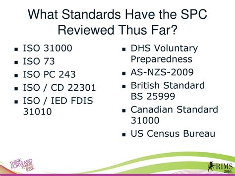 Ppt The Rims Standards And Practices Committee Powerpoint