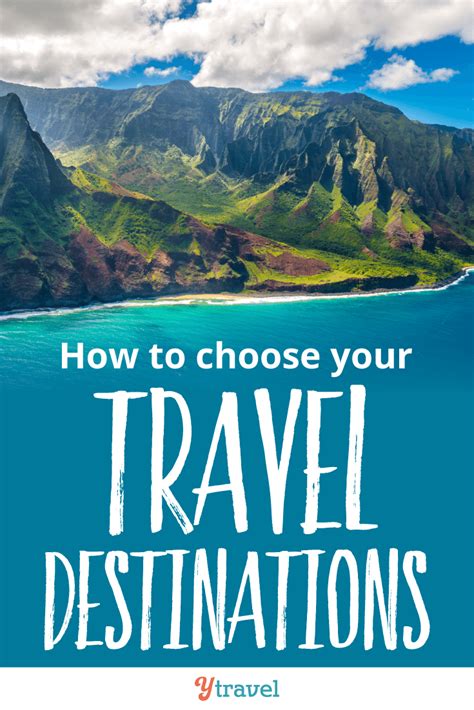 How To Choose Your Travel Destinations For 2024