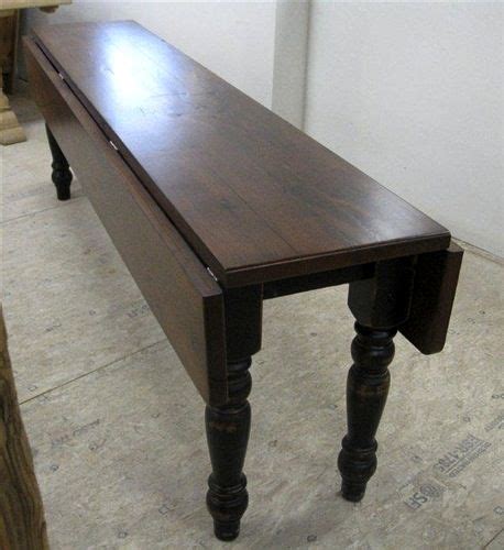Attractive Oak Drop Leaf Table Hand Made From Reclaimed Barn Wood