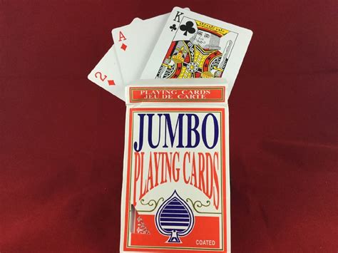Jumbo Playing Cards Braille Superstore