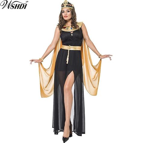 3 Stuks Deluxe Sexy Egyptische Cleopatra Kostuum Dames Cleopatra