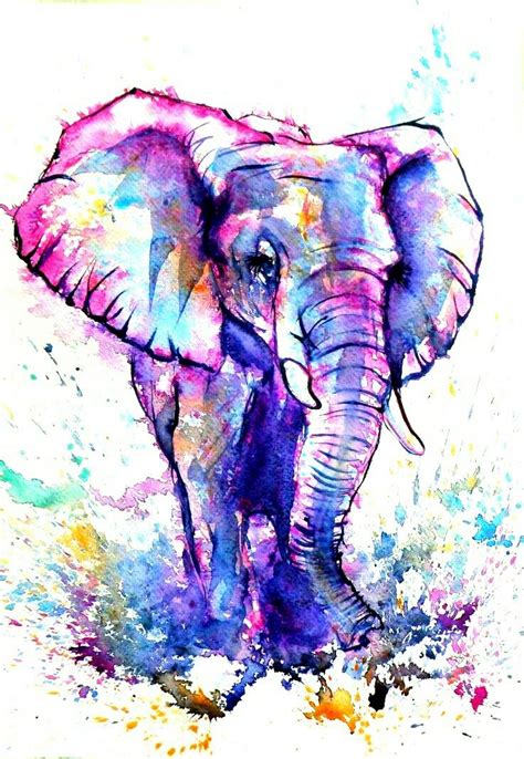 Pin By Michele Bettineski Cook On Elephants Elephant Art Watercolor