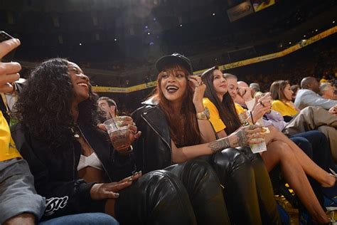 Rihanna Reportedly Yelled For Lebron After Nba Finals