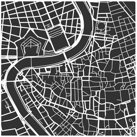 Street Networks One Square Mile Each Exhibiting Varying Complexity